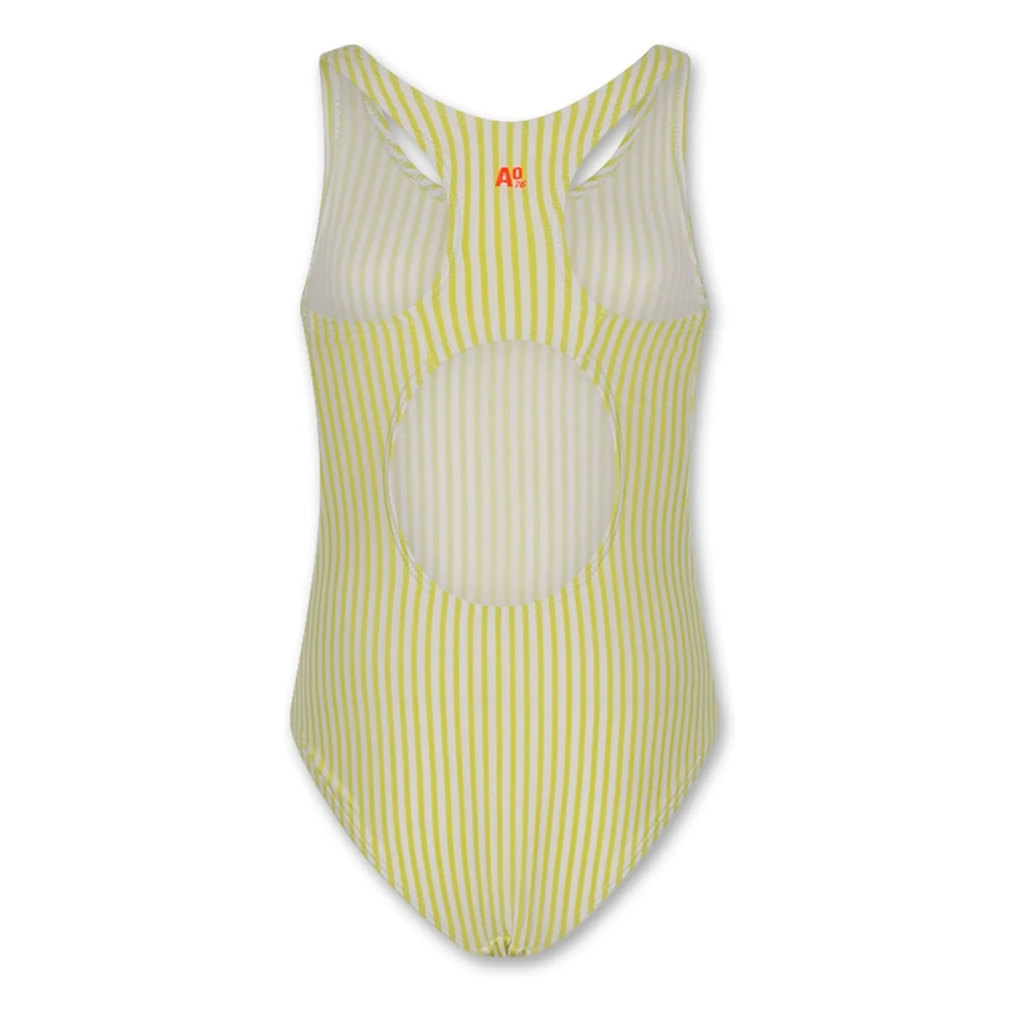 AO76 - Franzi Striped Swimsuit | Yellow