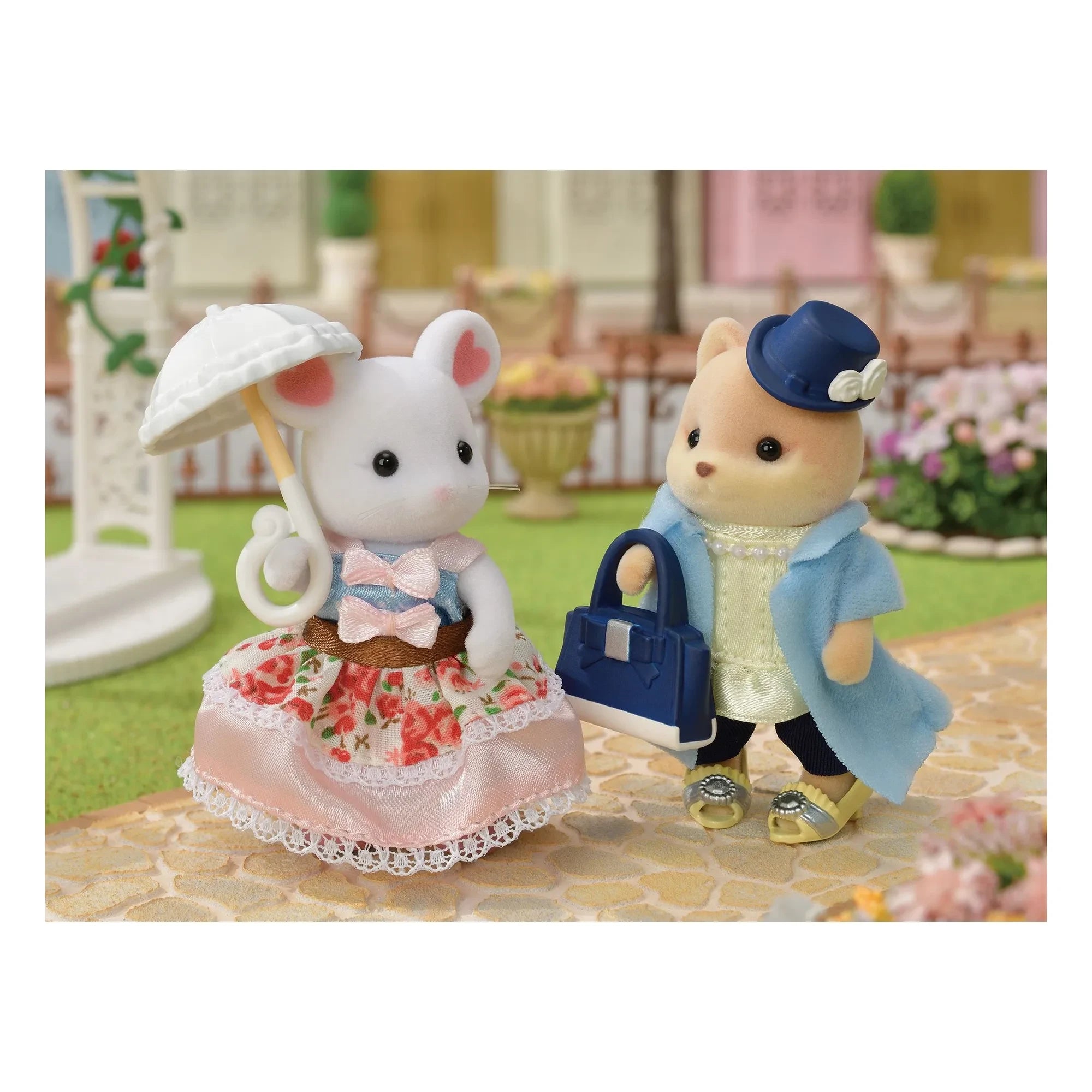 Sylvanian Families - Fashion Bag and Sister Marshmallow Mouse