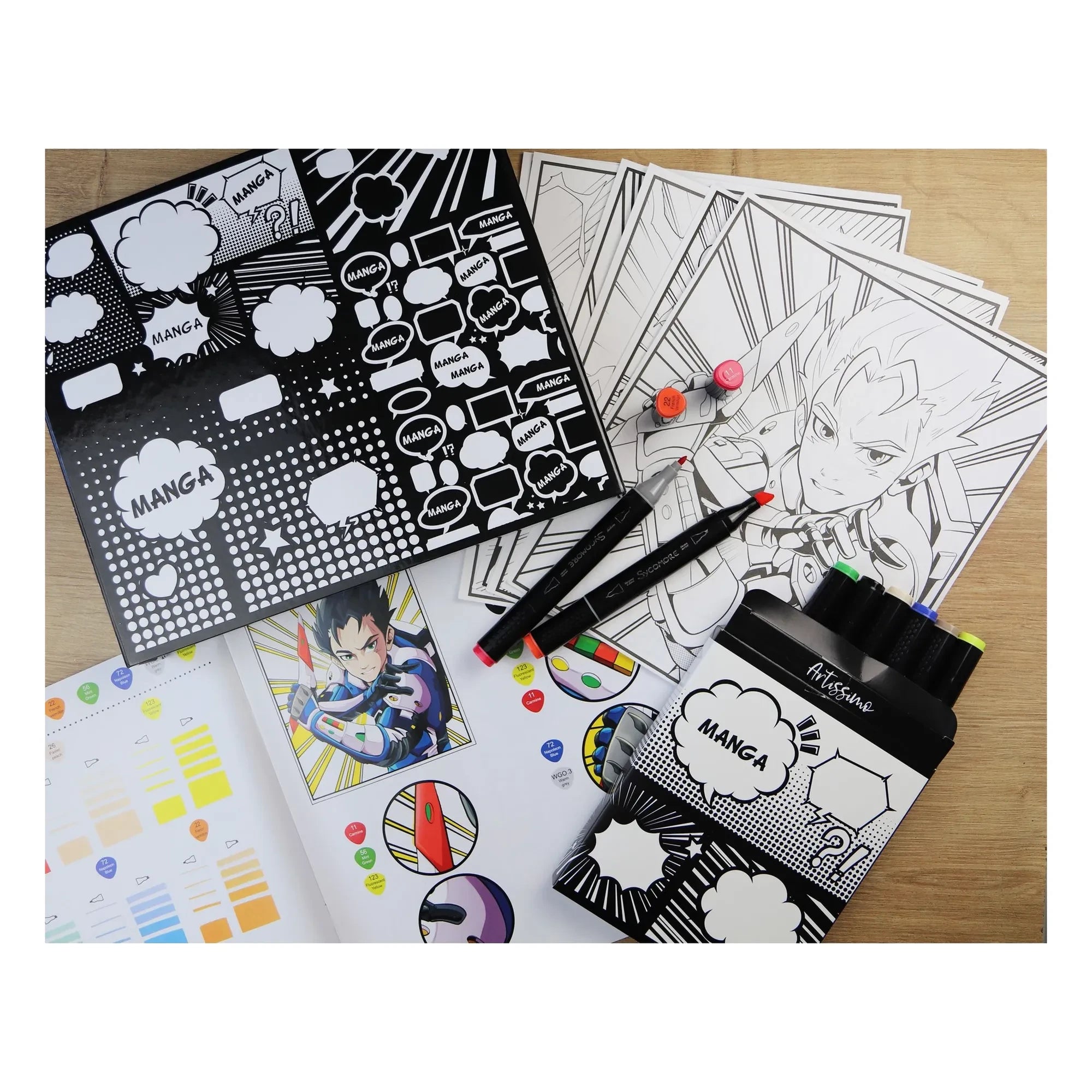 Sycomore - Manga - Layout & Hero Markings
