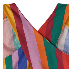 Fabula - Striped Top | Red