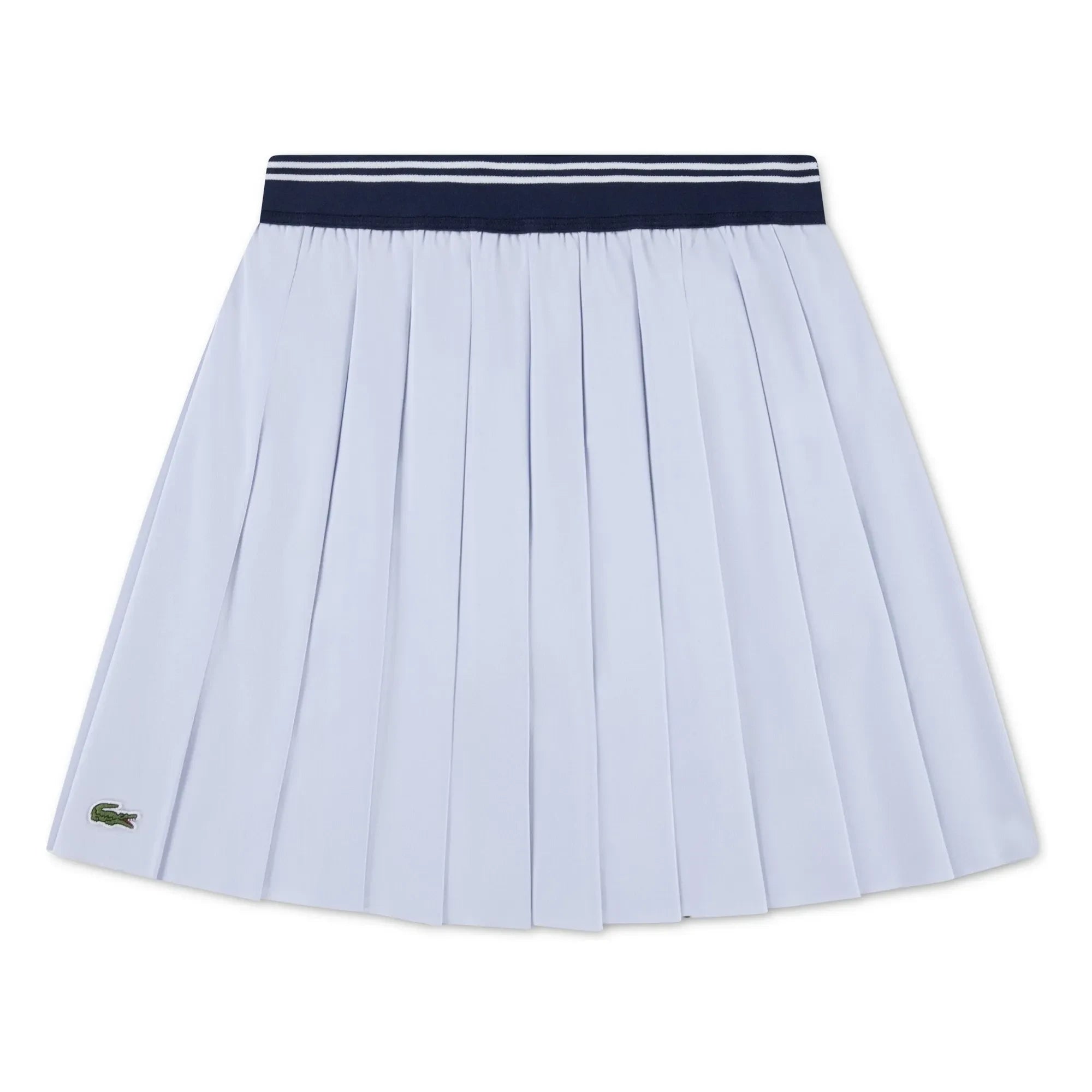 Lacoste - Recycled Fiber Pleated Skirt | Light Blue