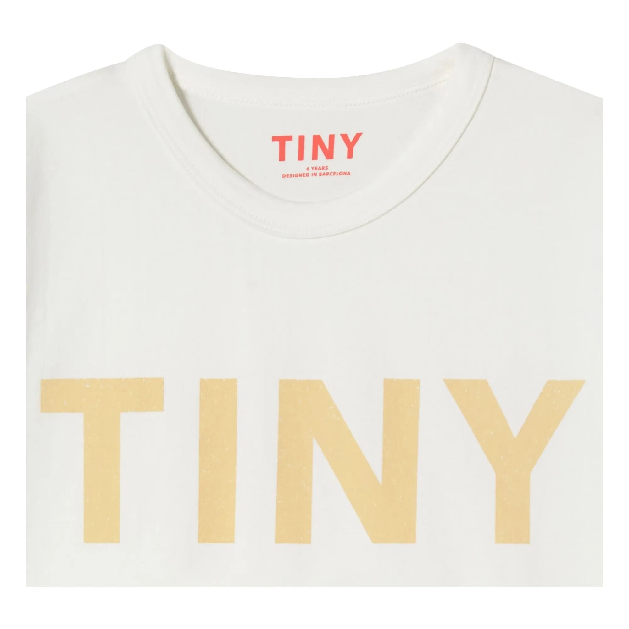 Tinycottons - Tiny Colorblock Organic Cotton T-Shirt | White