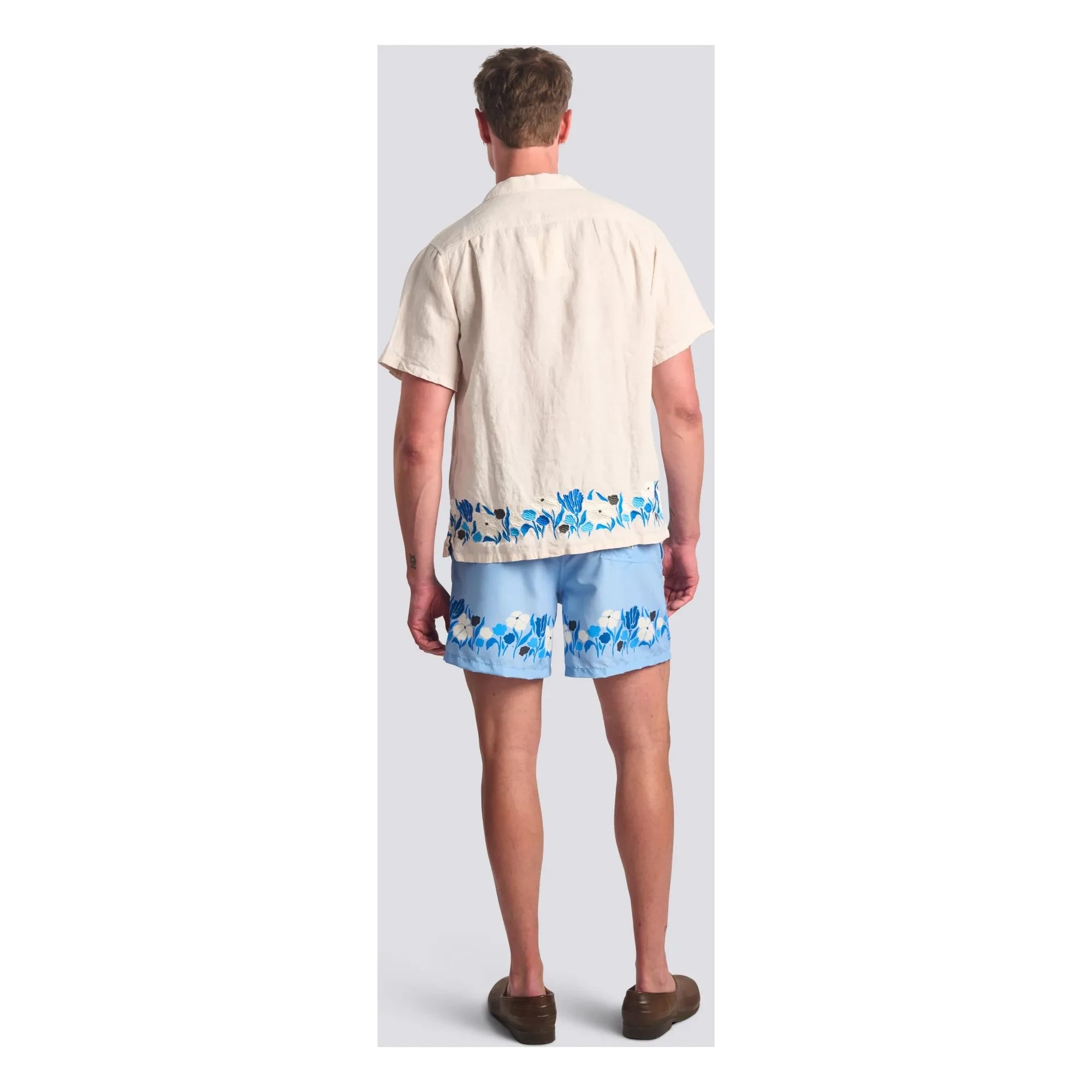 Bather - Regatta Swimsuit Shorts | Light Blue