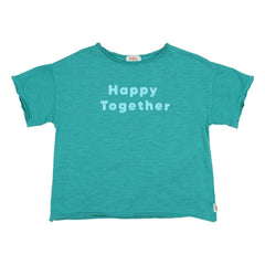 Búho - Happy Together T-Shirt Organic Cotton | Turquoise