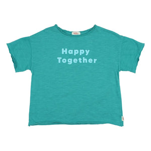 Búho - Happy Together T-Shirt Organic Cotton | Turquoise