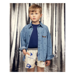 Mini Rodini - Short Society Tencel | Ecru