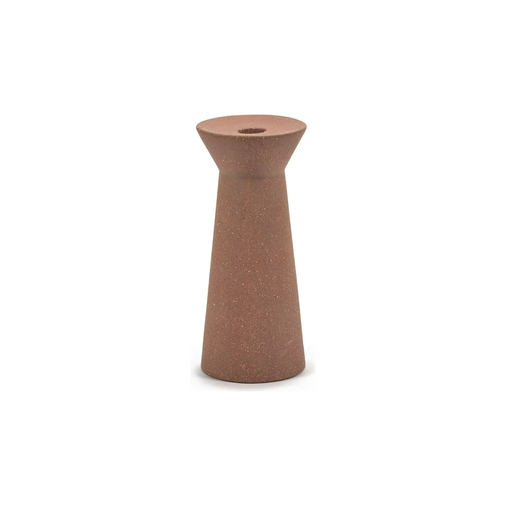 Serax - Stoneware Candle Holder Marie-Ann, Marie Michielssen | Brick Red