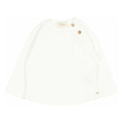 Búho - Long Sleeve Linen T-Shirt | White