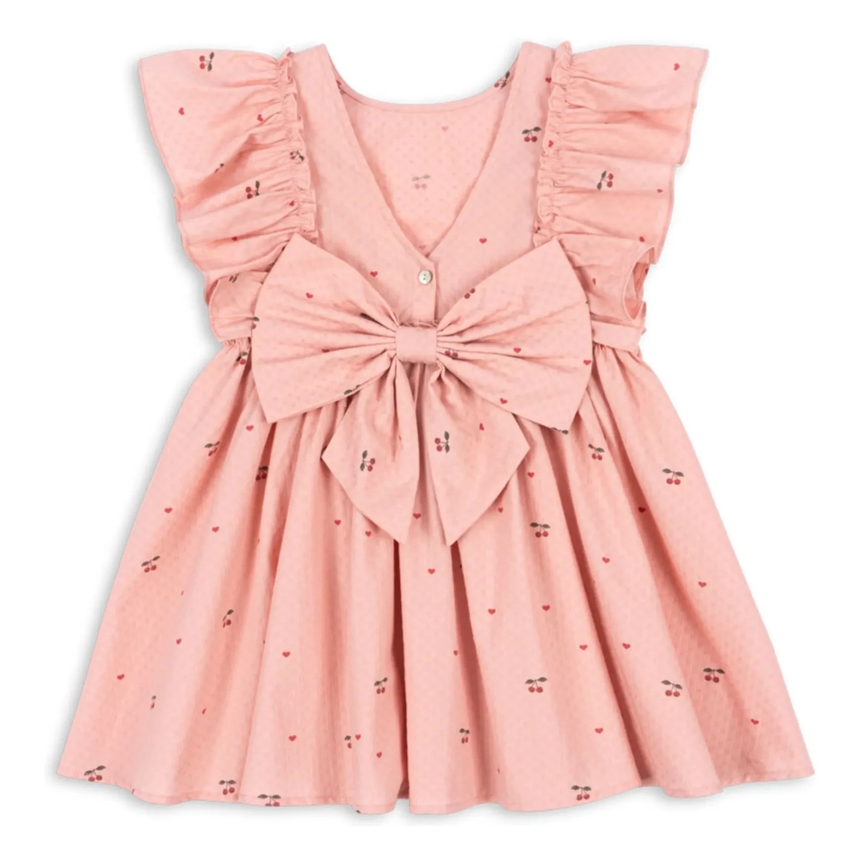 Konges Sløjd - Evia Cerises bow dress | Pink