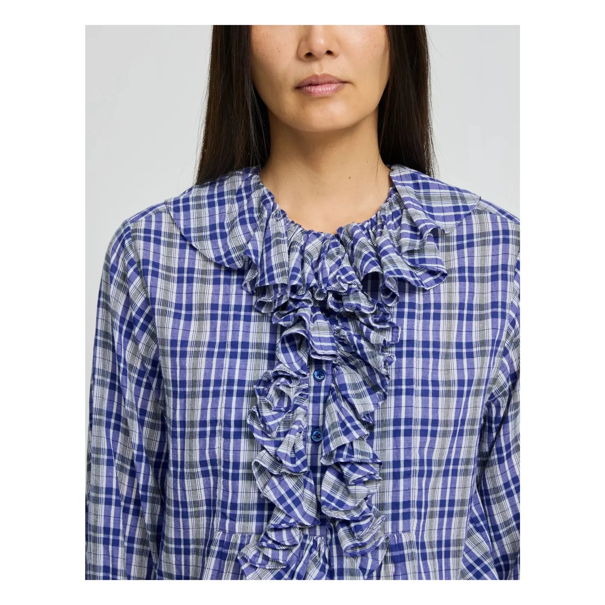 Laurence Bras - Annie Cotton Blouse | Blue