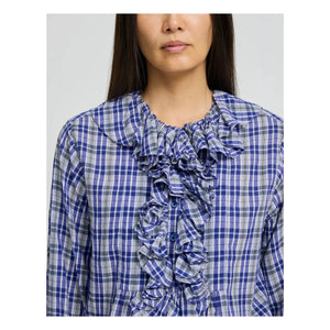 Laurence Bras - Annie Cotton Blouse | Blue