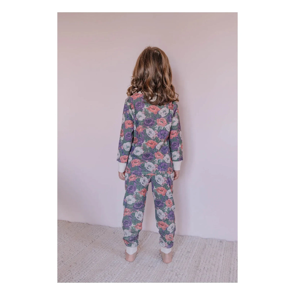 Studio Bohème - Dodo Flowers Organik Pamuk Pijama | Mor