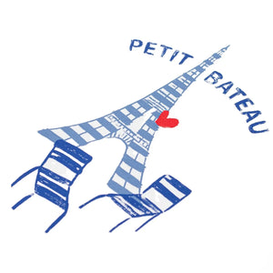 Petit Bateau - Eiffel Tower T-Shirt Organic cotton | White