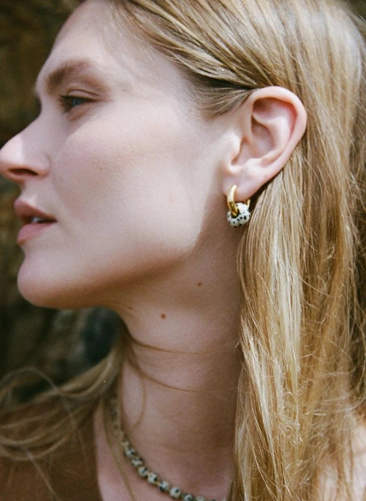 Anni Lu - Glazed Donut Earrings | Gold