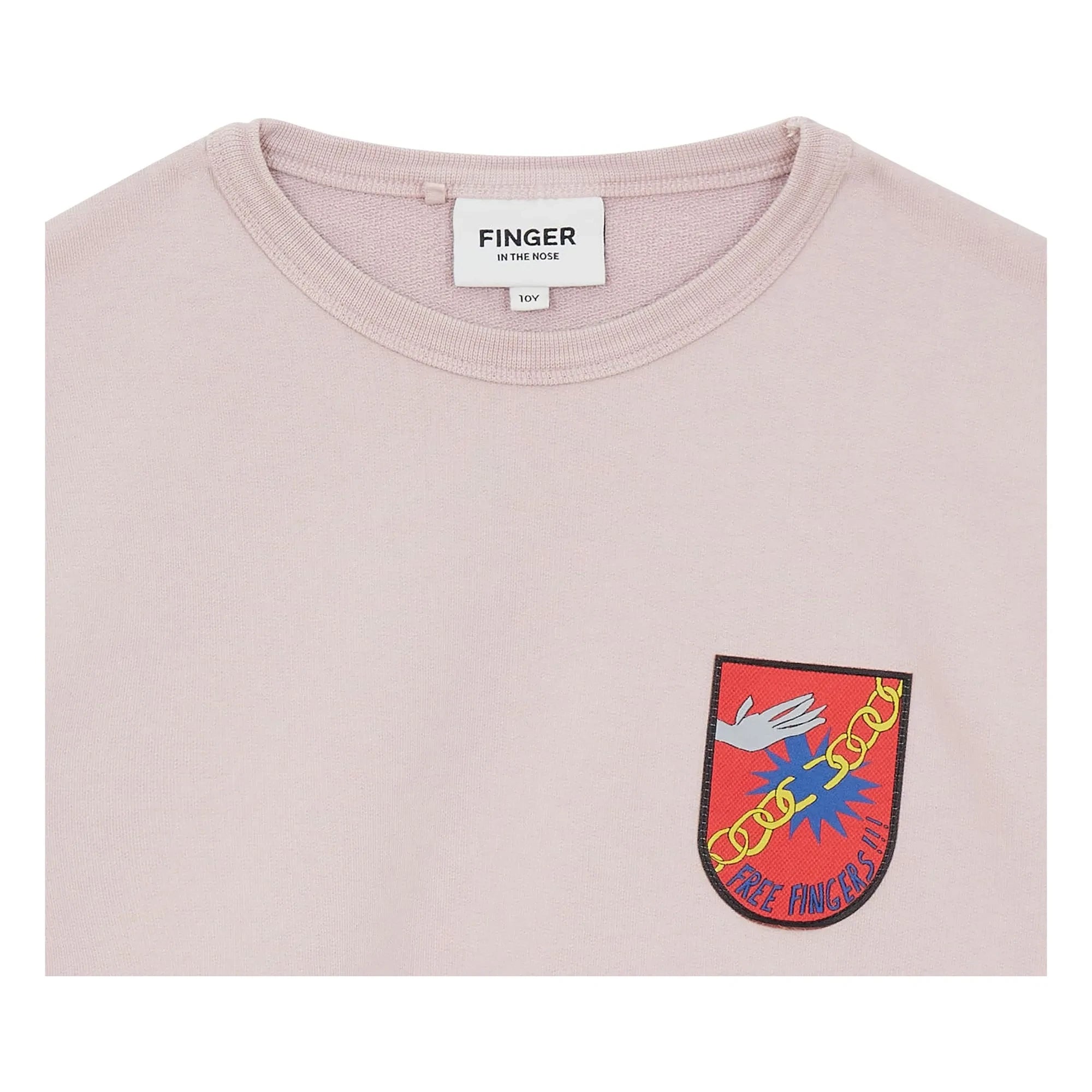 Finger in the Nose - Oversized Blow Sweat Organic Cotton | Dust Pink