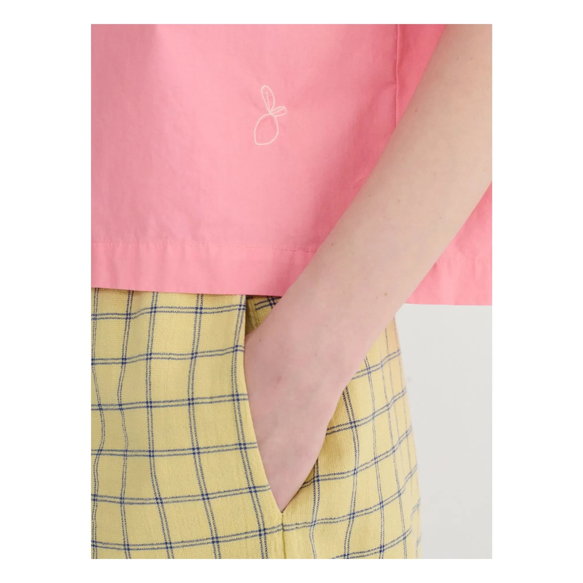 Bobo Choses - Paper Touch Organic Cotton Blouse | Pink