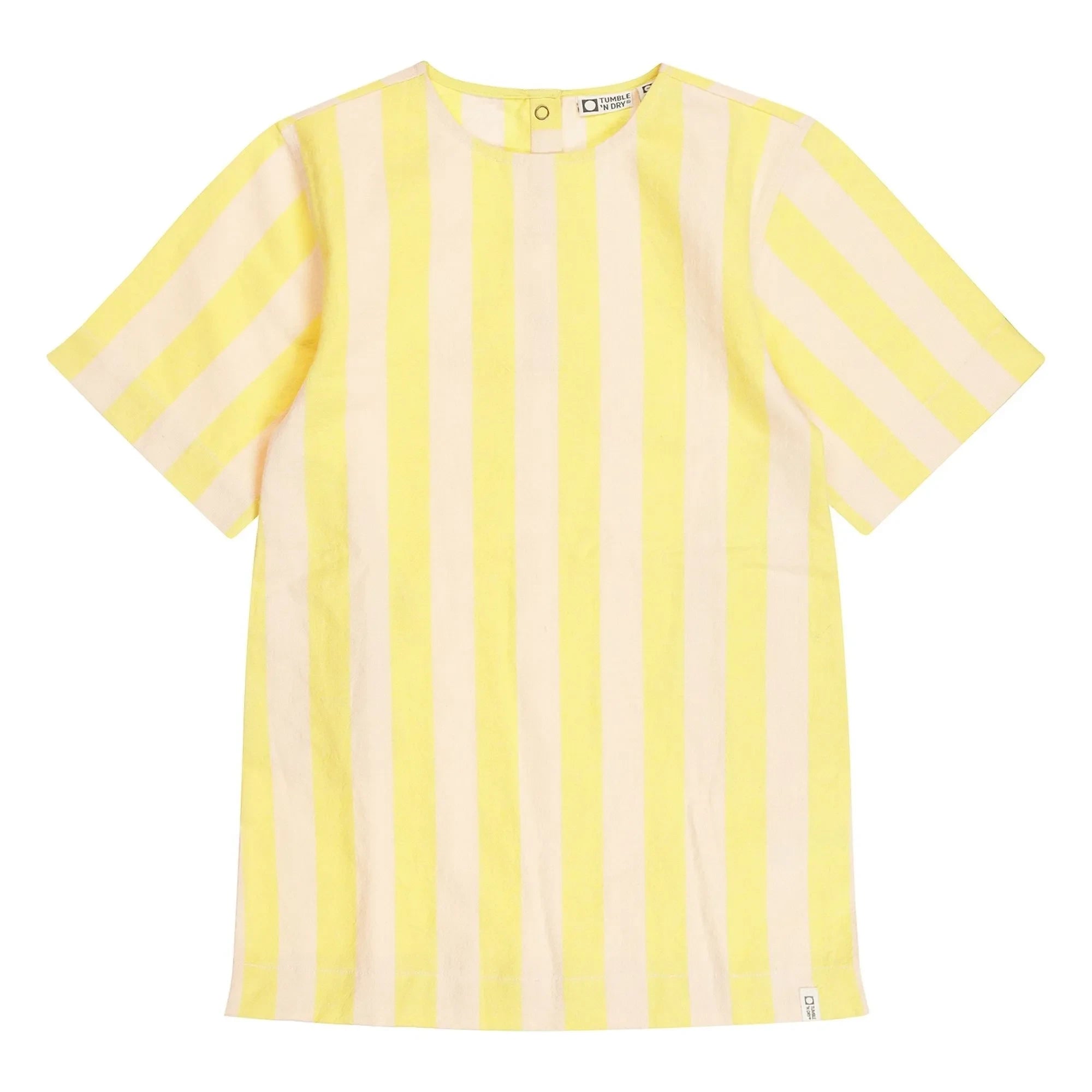 Tumble N'Dry - Primavera Striped T-Shirt Dress | Yellow