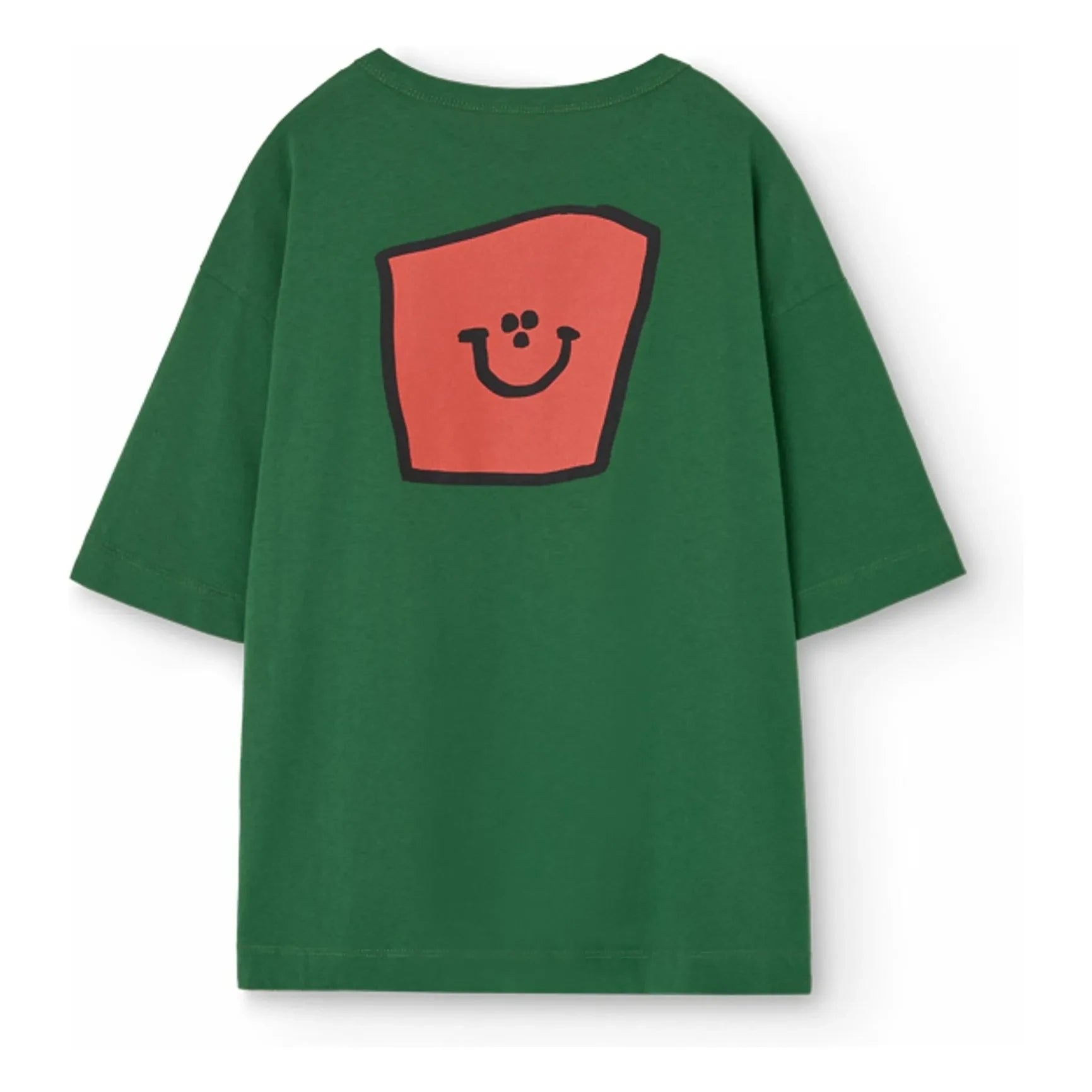 The Animals Observatory - Collie Smile T-Shirt Organic Cotton | Chrome Green