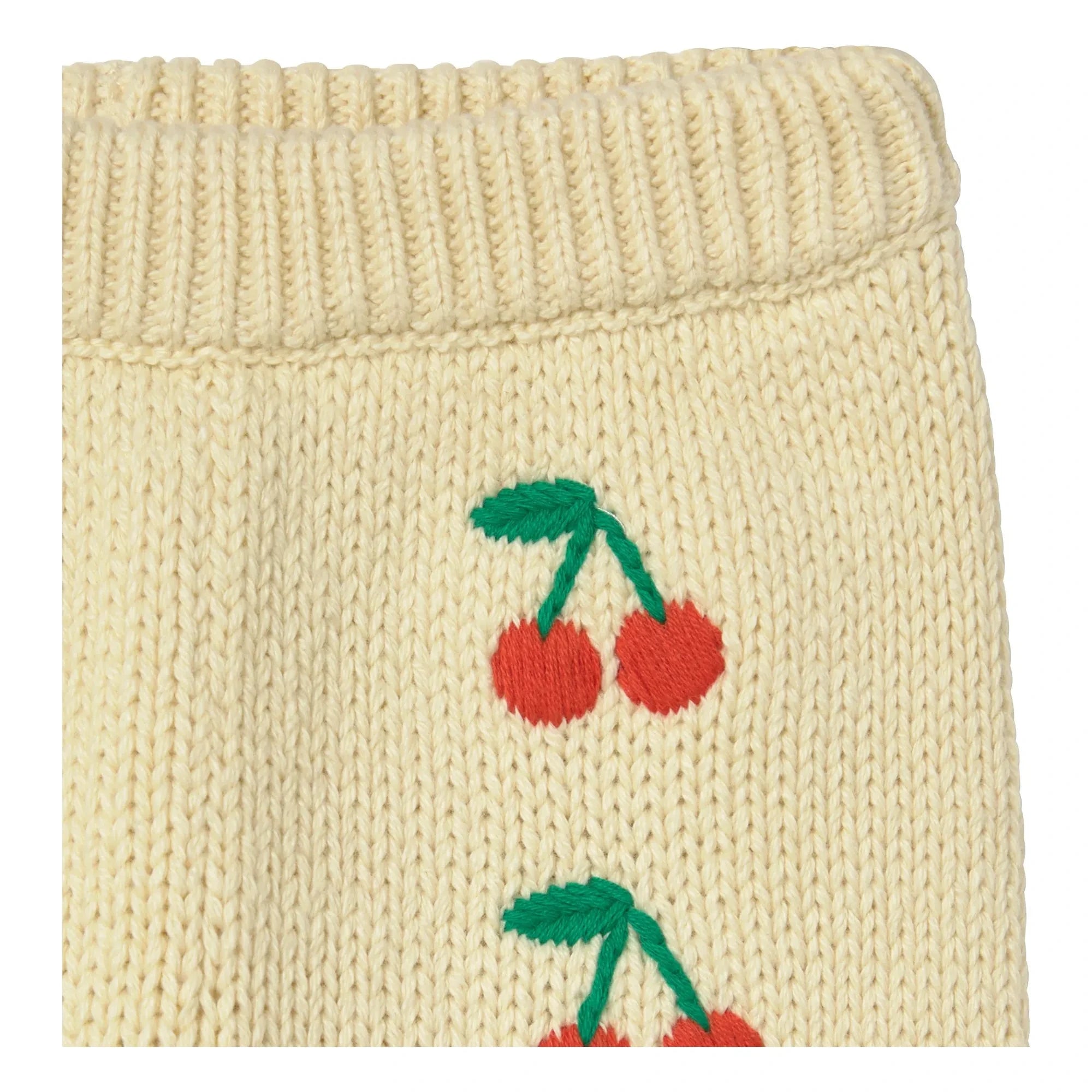Tinycottons - Cherries Knit Pants | Yellow