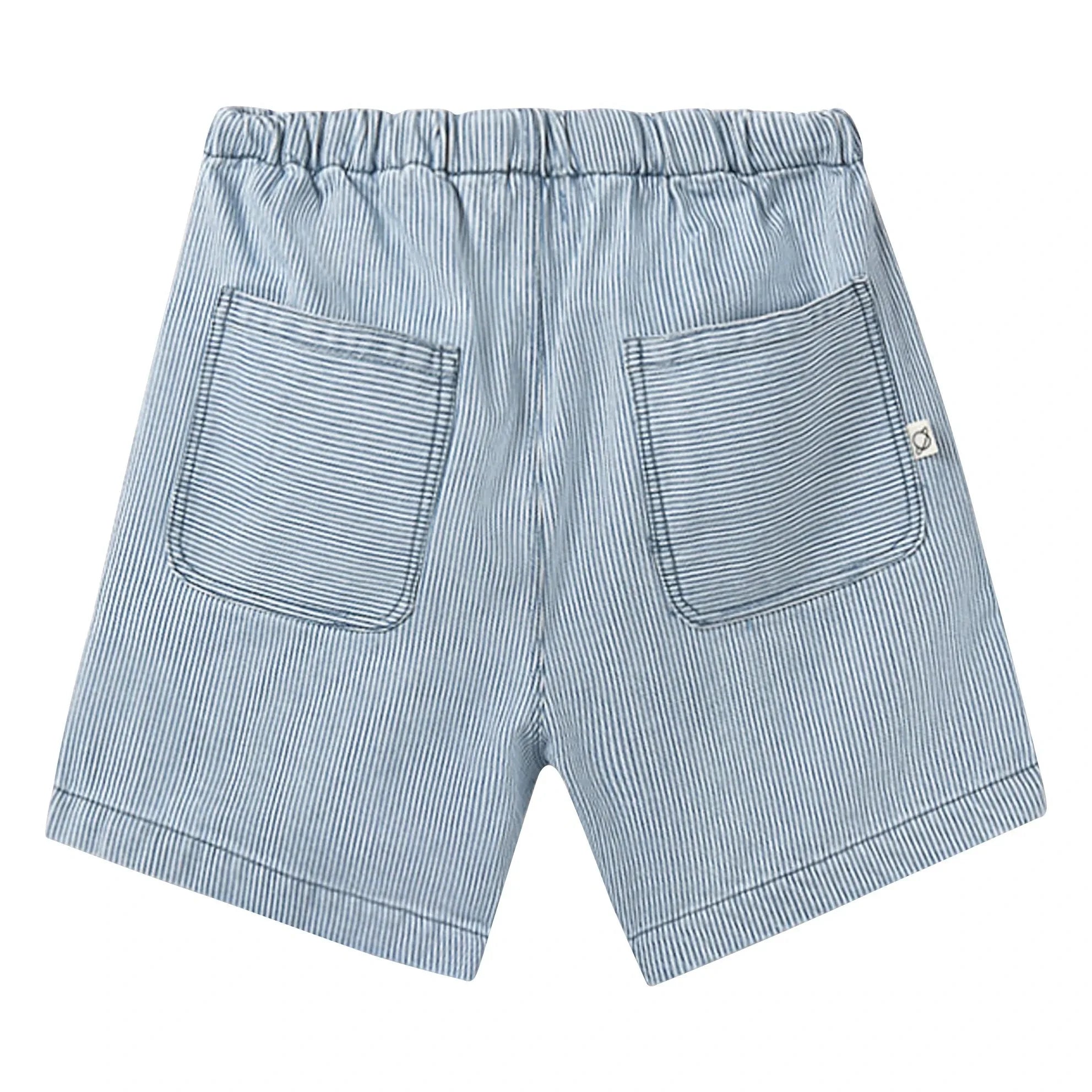 Cozmo - Sedir Striped Bermuda Shorts | Light Blue