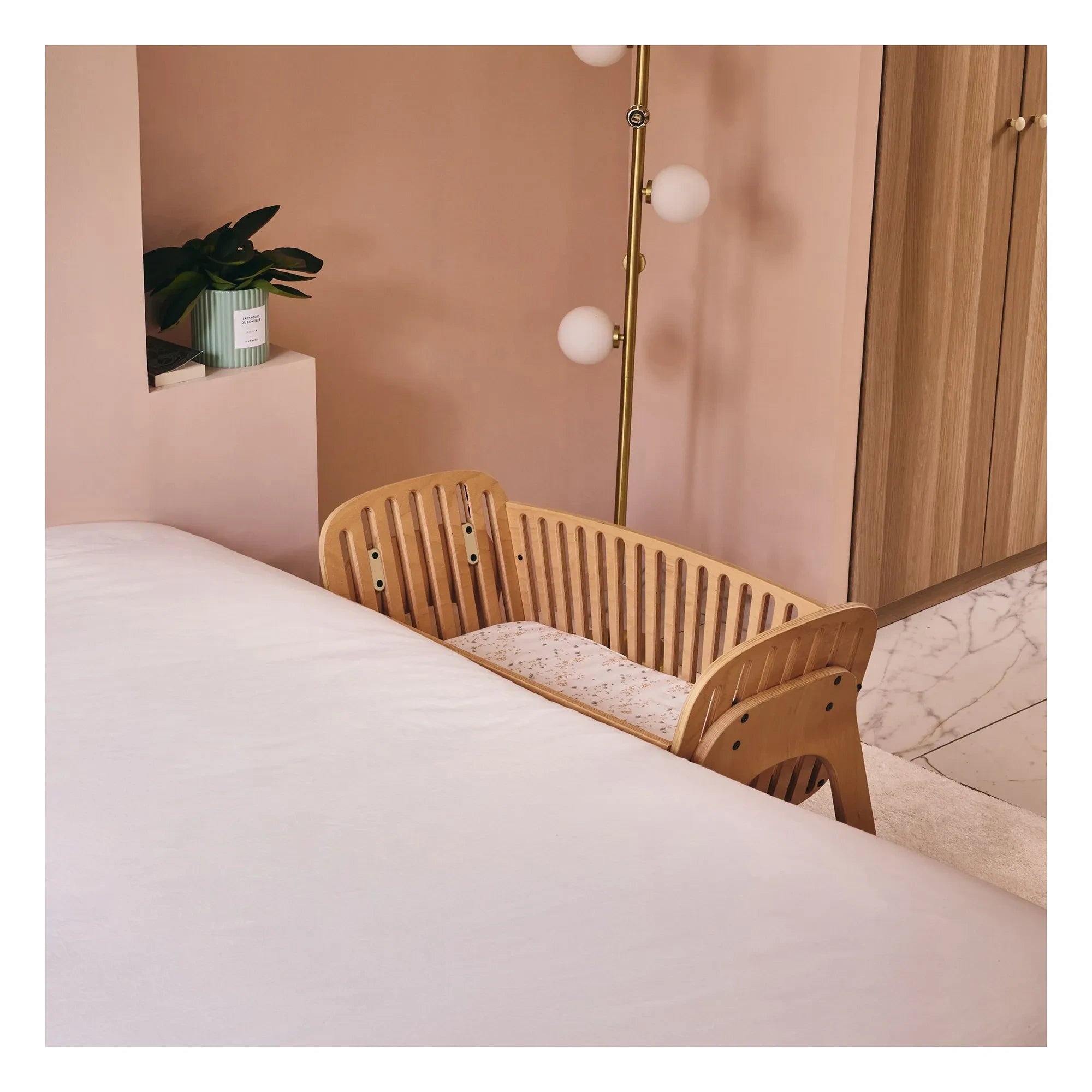 Charlie Crane - Kodo Co-Sleeper Baby Crib | Beech