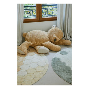 Lorena Canals - Honeycomb Round Rug | Gold Sand