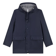 Petit Bateau - Laiga Faux Pearl Coat | Navy Blue