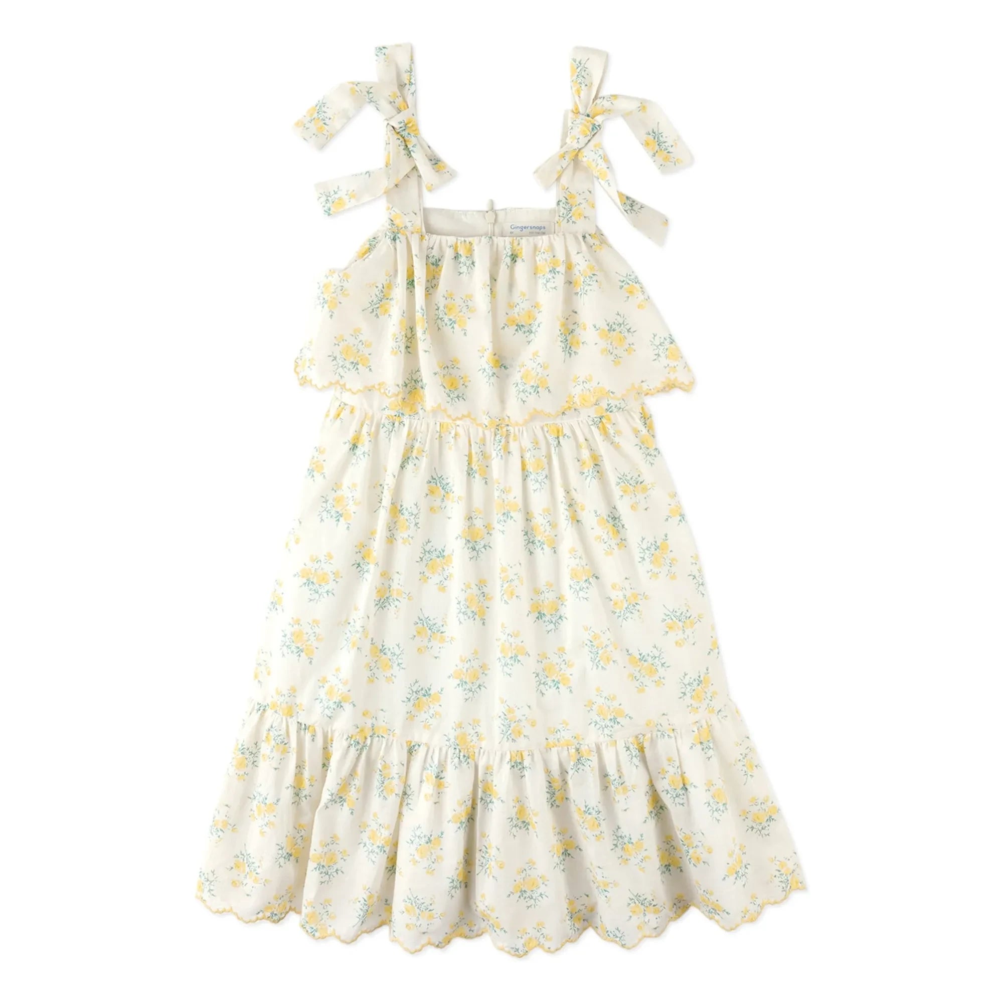 Gingersnaps - Katie Embroidered Dress | Ecru