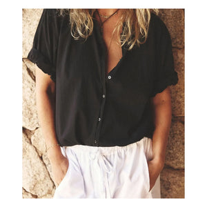 Xirena - Channing Cotton Poplin Shirt | Black