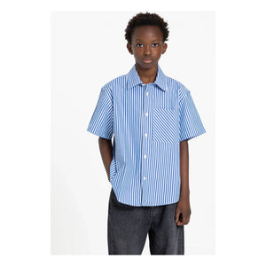 Finger in the nose - Rogue Striped Shirt | Blue