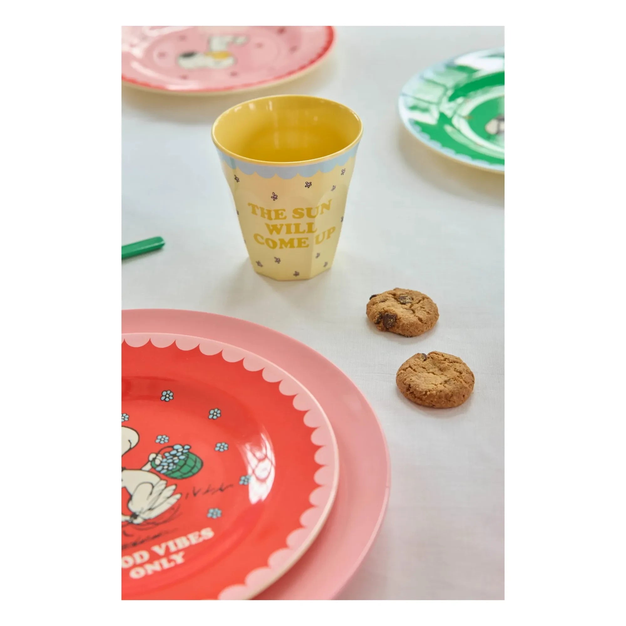 Rice - The Sun Will Come Up Melamine Cup - Rice x Snoopy