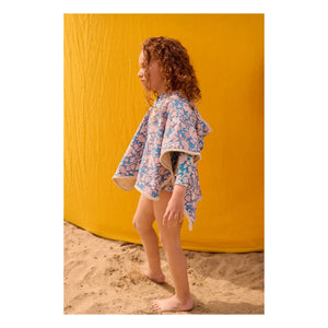 Louise Misha - Organic Cotton Mael Bathrobe | Blue