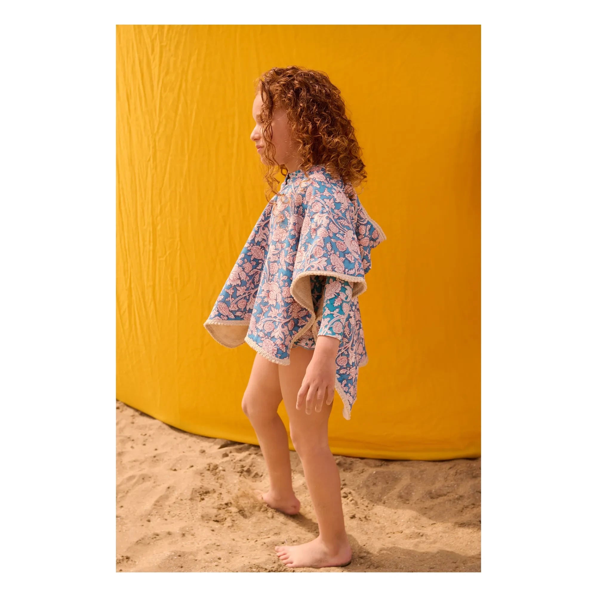 Louise Misha - Organic Cotton Mael Bathrobe | Blue