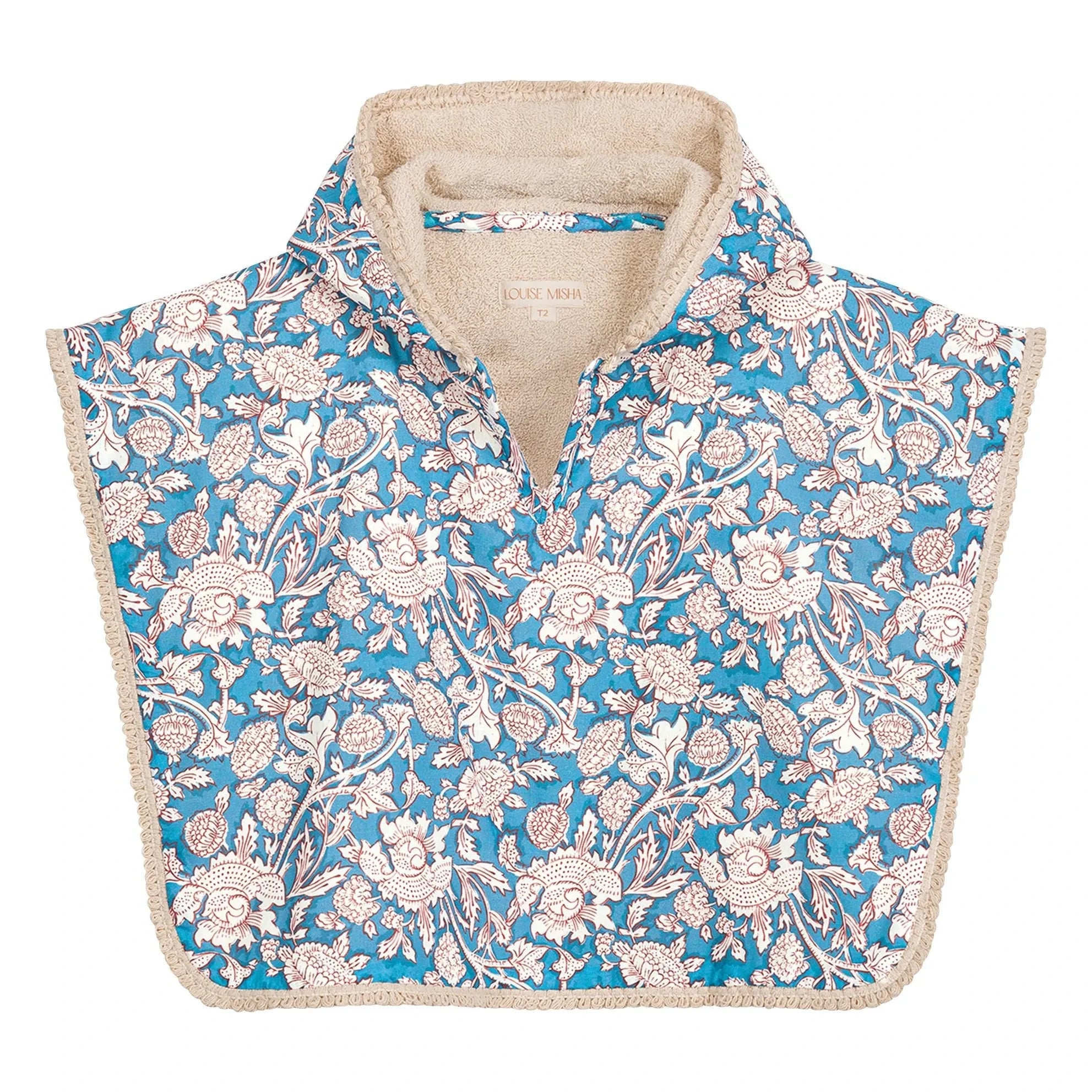Louise Misha - Organic Cotton Mael Bathrobe | Blue