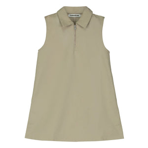 Tangerine - Sleeveless Polo Dress | Beige