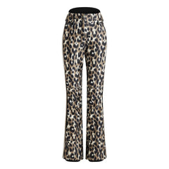 Fusalp - Elancia Leopard Spindle Ski Pants | Light Brown