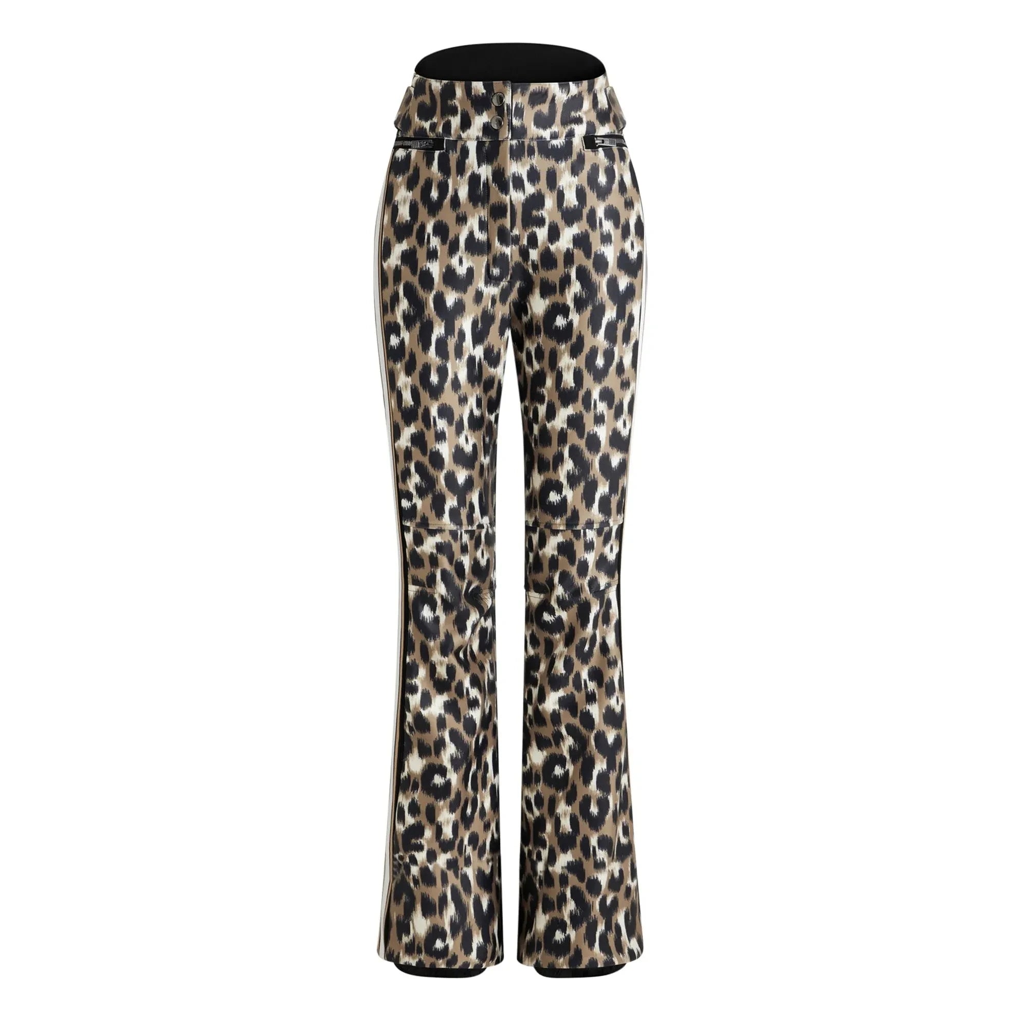 Fusalp - Elancia Leopard Spindle Ski Pants | Light Brown