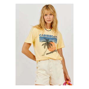 a.p - Caribbean Organic Cotton T-Shirt | Yellow