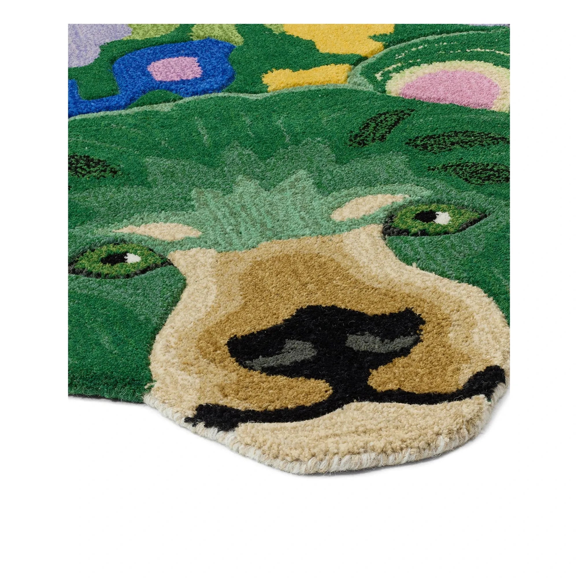 Doing Goods - Wool Bear Rug Josie Jardin | Green