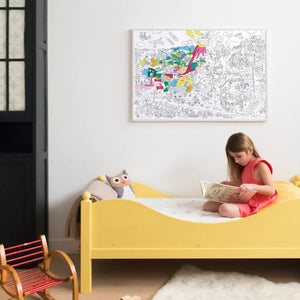 Omy - Dinosaur Giant Coloring Poster