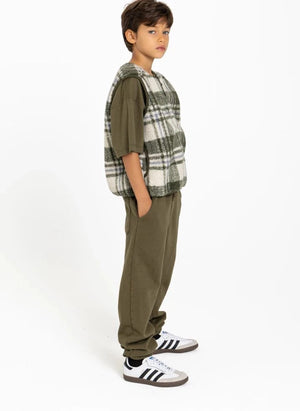Smallable Kid - Organic Cotton Rush Jogger | Verdigris