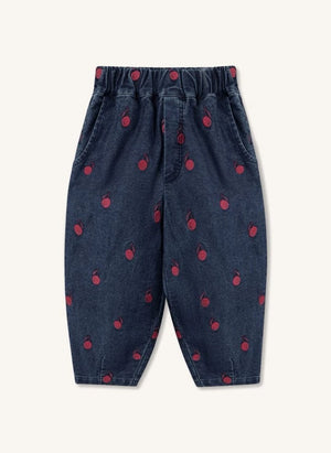 Fliink - Embroidered Jeans | Dark Blue