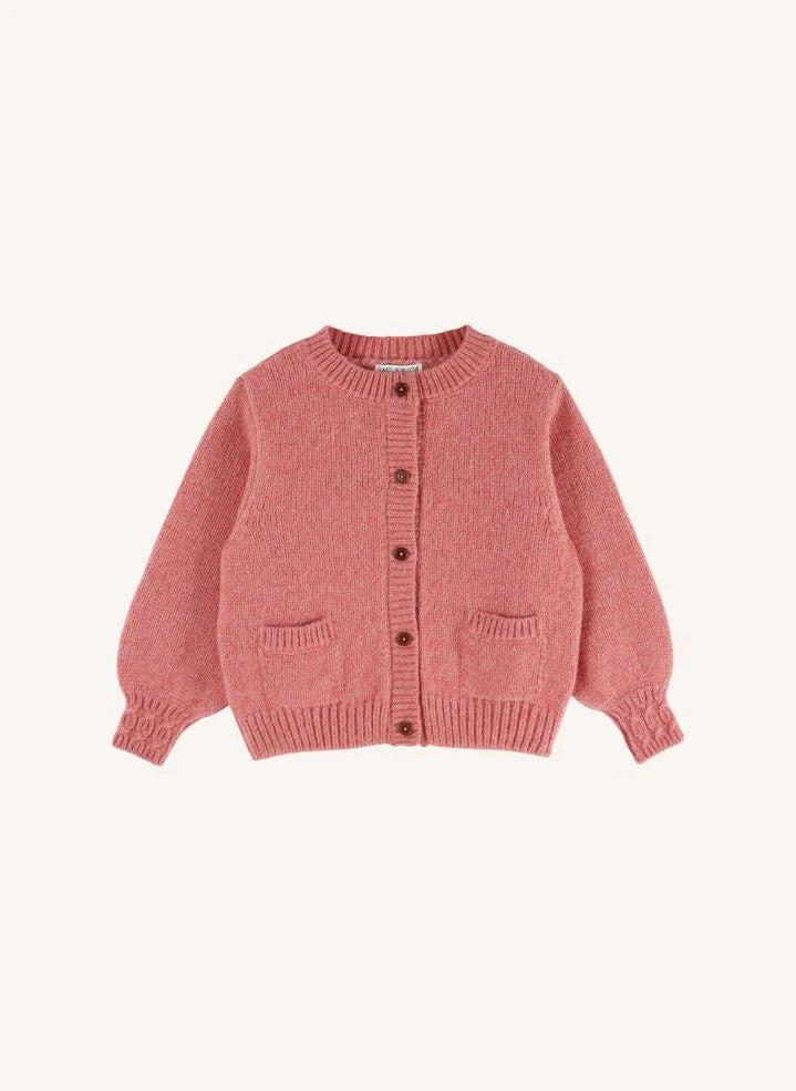Emile et Ida - Merino Wool Cardigan | Pink