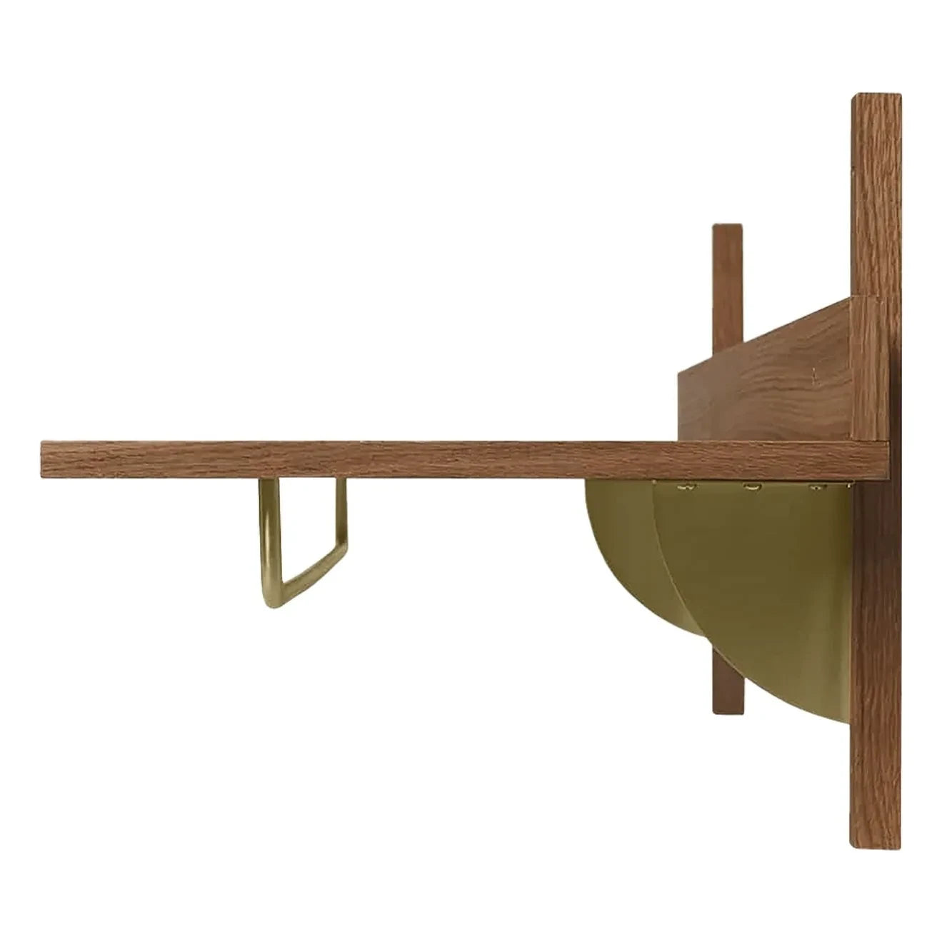 Ferm Living - Sector Narrow Shelf | Smoked Oak