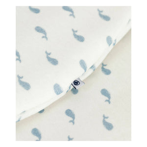 Petit Bateau - Whale Sleep Suit | White