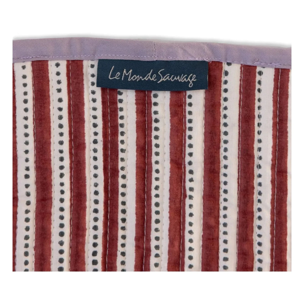 Le Monde Sauvage - Kyushu Double-Sided American Platter - Set of 4 | Red