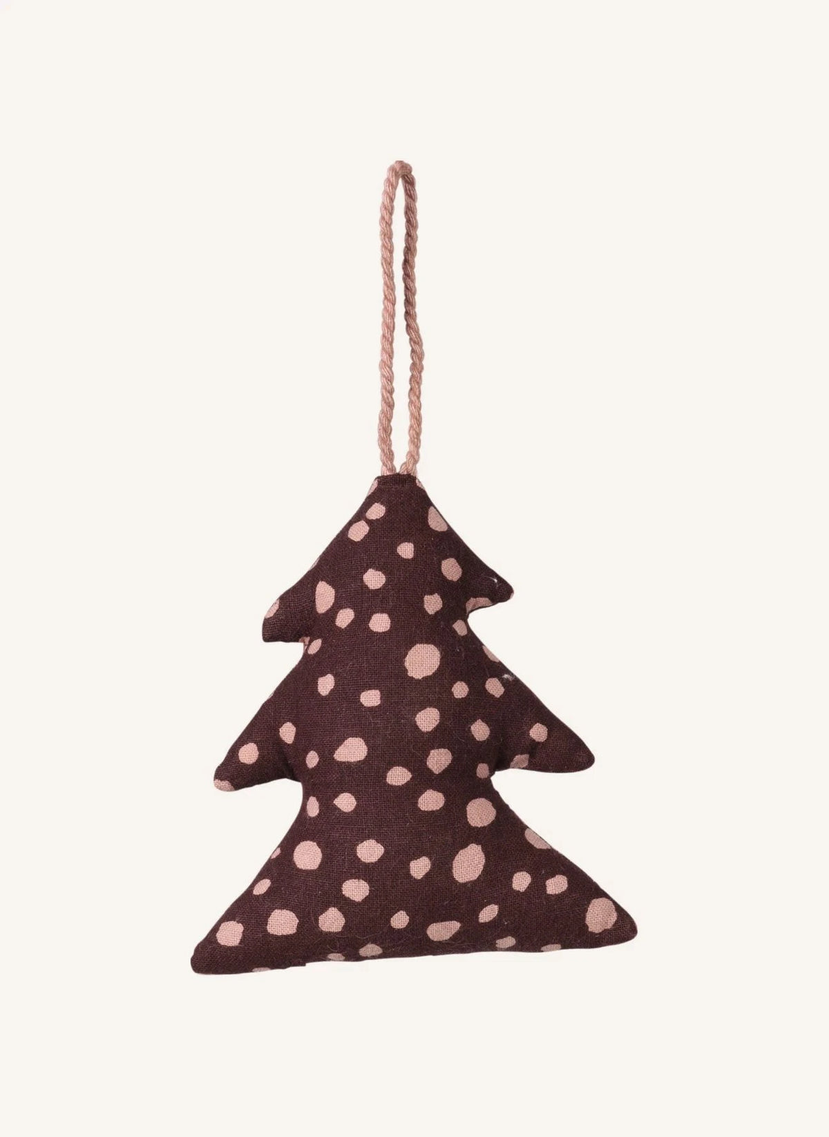 Broste Copenhagen - Cotton Christmas Tree Ornament | Brown