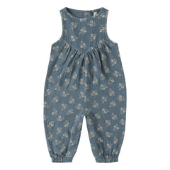 Quincy Mae - Maisie Organic Cotton Gown | Gray Blue