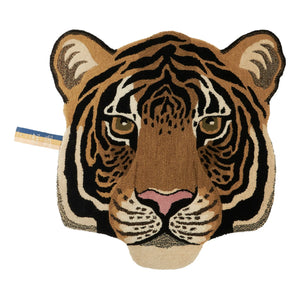 Doing Goods - Rajah Lion Head Rug | Sand