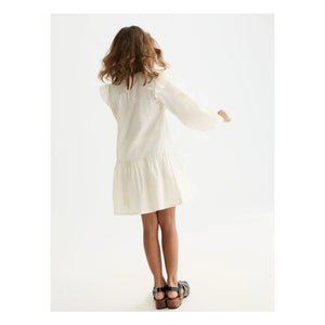 Scotch & Soda - Embroidered Ruffled Dress | Ecru